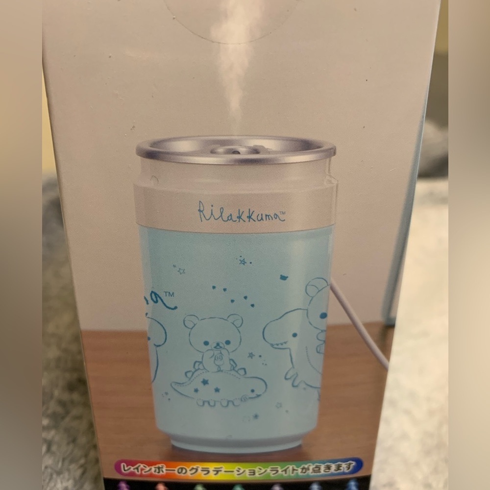 SO Kawaii Rilakkuma & Dinosaurs Personal Can USB Humidifier w/ Changing lite